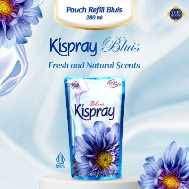 Kispray Bluis Pelembut & Pelicin Pakaian Refill [280 mL] isi 2 Pcs