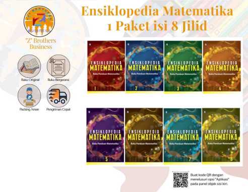 Ensiklopedia Matematika - 1 Paket Isi 8 Jilid Full Collor