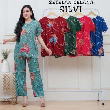 SETELAN CELANA PANJANG JANBOL HITAM Semua Ukuran multiwarna