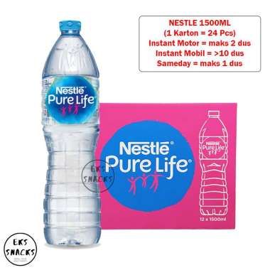 Nestle Pure Life Air Mineral 1500 ML [1 Box Isi 12 Pcs]