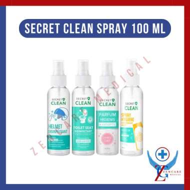Disinfektan Secret Clean Cair Spray 100 ML ( +ANTISEPTIK ) Parfum Higienis