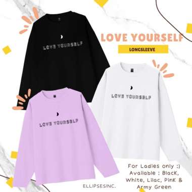 ELLIPSESINC Kaos Oversize Wanita Lengan Panjang Normal Day XL Army