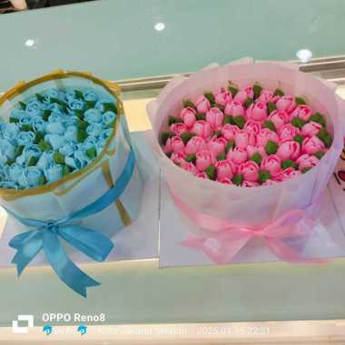 Tulip Cake Flower Cake Buket Cake Birthday Flower Cake Kue Ulang Tahun Tulip Kue Bunga Tulip Mawar C