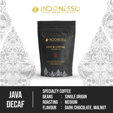 INDONESSO Java Decaf Specialty Coffee Beans / Biji Kopi 500gr Coarse