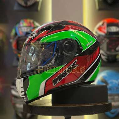 INK CBR 600 Helm Full Face L Red/Green