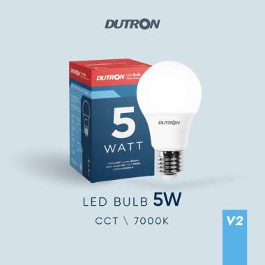DUTRON Lampu LED Bulb 5 Watt 7000K Putih