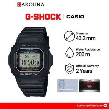 Jam Tangan Pria Casio G-Shock G-5600UE-1D Black Dial Rubber Strap [ Jakarta ]