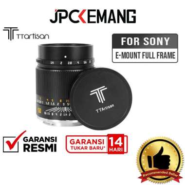 JPC KEMANG TTArtisan 50mm f1.4 Sony E Fullframe TTArtisans 50mm f/1.4 GARANSI RESMI with Filter UV