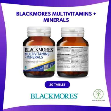 BLACKMORES MULTIVITAMINS PLUS MINERALS BPOM 30 TABLET MULTIVITAMIN DAN MINERAL