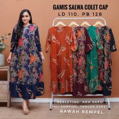 GAMIS JUMBO CAP TASYA Semua Ukuran multiwarna