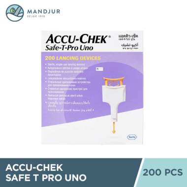 Accu-Chek Safe T Pro Uno 200 Pcs - Jarum Lancet Steril