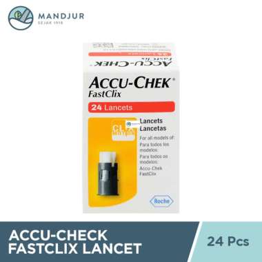 Accu-Chek Fastclix 24 Lancets - Jarum Lancet Sekali Pakai