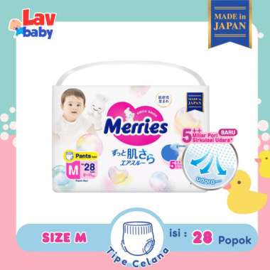 Merries Premium M28 Pants Diapers Popok Bayi [M28]