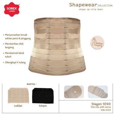 Sorex Corset Shapewear Collection Shape Up-Slim Down Freesize Stagen 1050 Cream
