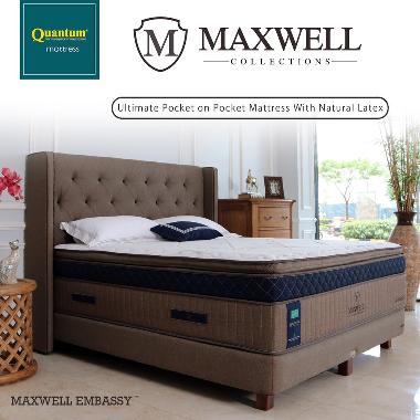 Quantum Mattress Maxwell Embassy - Kasur Springbed Spring Bed 120 x 200 Hanya Kasur