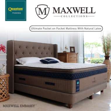 Quantum Mattress Maxwell Embassy - Kasur Springbed Spring Bed 180 x 200 Hanya Kasur