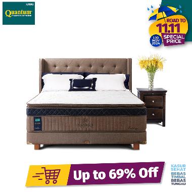 Quantum Mattress Maxwell Embassy - Kasur Springbed Spring Bed 120 x 200 Hanya Kasur
