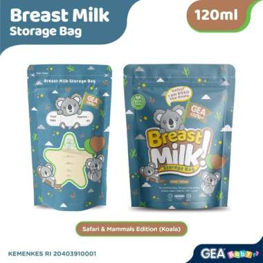 GEA Baby Kantong Asi 120ml Breastmilk Storage 120ml Koko The Koala