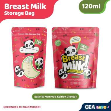 GEA Baby Kantong Asi 120ml Breastmilk Storage 120ml Panpan The Panda