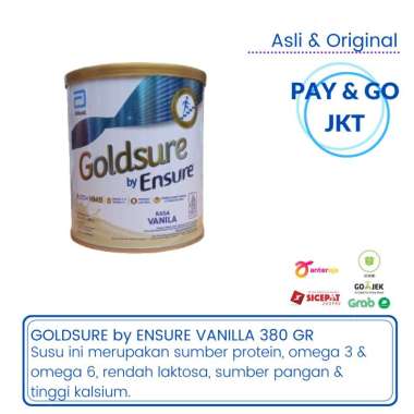 Goldsure Vanila 400 gr Goldsure by Ensure Susu Nutrisi Dewasa