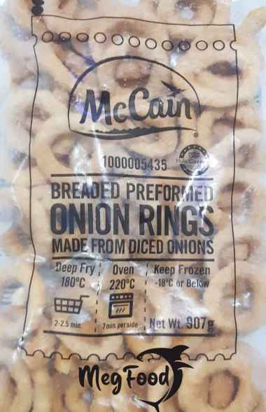 McCAIN USA Appetizer Breaded Onion Ring 0.907 KG I ONION RING