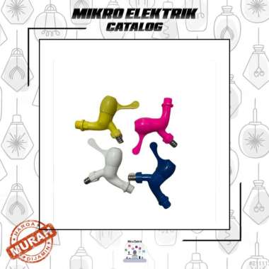 Keran / Kran Air Engkol Taman PVC Jumbo SW 1/2 Inch 1/2"