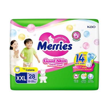 Promo Harga Merries Pants Good Skin XXL28 28 pcs - Blibli