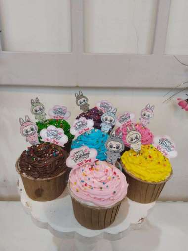 CupCake Butter Cream Cupcake Coklat Cupcake Butter Cream Cupcake warna warni Cupcake Karakter Kue Mi
