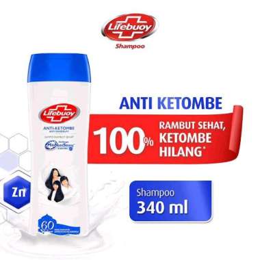 Lifebuoy shampoo besar 340ml ANTI DANDRUFF - shampo jumbo BIRU - anti rontok ketombe