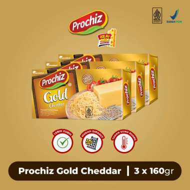 Promo Harga Prochiz Gold Cheddar 160 gr - Blibli