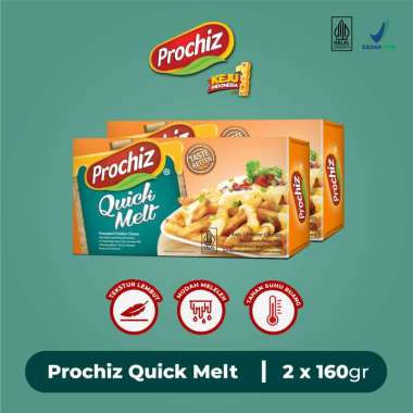 Keju PROCHIZ Quick Melt 160 gr Double Pack