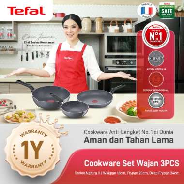 Tefal Wajan & Panci Natura Set 1 - Penggorengan