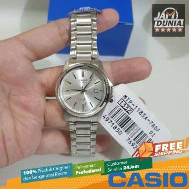 CASIO ORIGINAL - CASIO MTP-1183A-7A - JAM TANGAN PRIA JAM PRIA - STAINLESS CASIO MTP 1183A 7A CASIO 