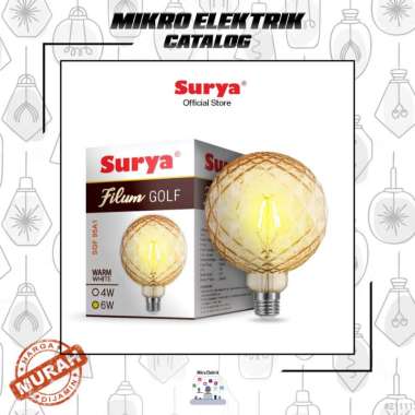 Lampu LED Hias Classic Surya Filum Golf 4W / 6Watt SGF 95A1 4watt