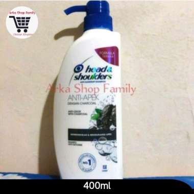 Promo Harga Head & Shoulders Shampoo Anti-Apek Dengan Charcoal 400 ml - Blibli