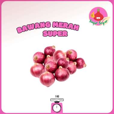 Bawang Merah/Bawang Merah Super/Bawang Merah 1kg - Bawangbagus