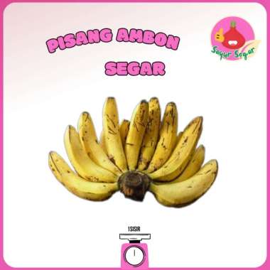 Pisang Ambon 1sisir - Bawangbagus