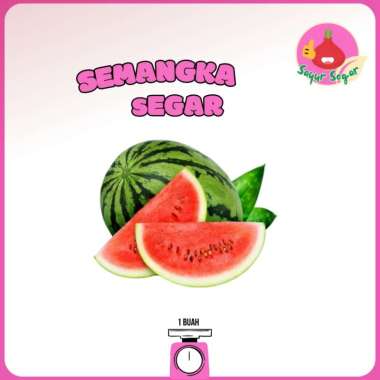 Sayur Segar - Semangka Manis Segar/Watermelon 1 Buah