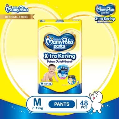 Promo Harga Mamy Poko Pants Xtra Kering M48 48 pcs - Blibli