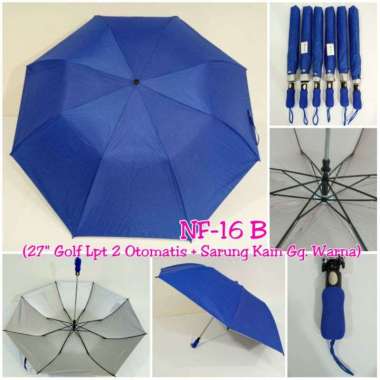 Payung Lipat 2 Golf Besar Otomatis Buka Premium Nagoya Merah