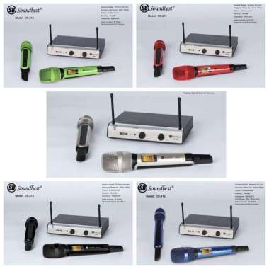 Mic Wireless SOUNDBEST CK 213 Model ASHLEY Voice 1 ( ORIGINAL )