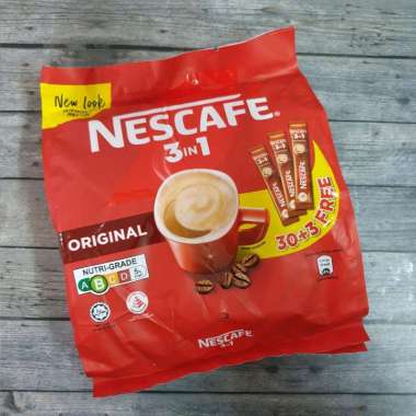 Nescafe 3 in 1 Original Coffee Less Sugar Singapore Nescafe 3 in 1 Original