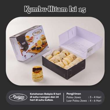 Mutiara Jogja Bakpia Kumbu Hitam Isi 15