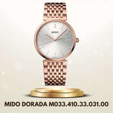Mido M033.410.33.031.00 Jam Tangan Pria Mido Dorada Original