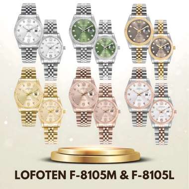 Lofoten 8105 Jam Tangan Couple - Jam Tangan Lofoten Original Wanita Gold