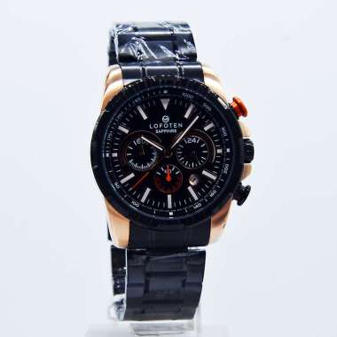 Lofoten 6510 Jam Tangan Lofoten - Jam Tangan Pria Original 6510MBR Black Rosegold