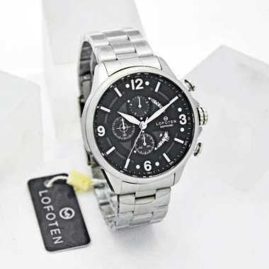 Lofoten 6507 Jam Tangan Lofoten - Jam Tangan Pria Original 6507MS Silver Black