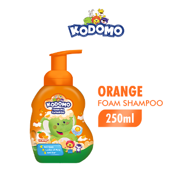 Kodomo Orange Foam Shampoo Anak Kemasan Botol 250 mL