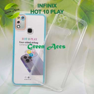 SILIKON ( INFINIX HOT 10 PLAY ) CASE ANTI CRACK BENING / SOFTCASE / SOFT CASE / CASING HP HANDPHONE