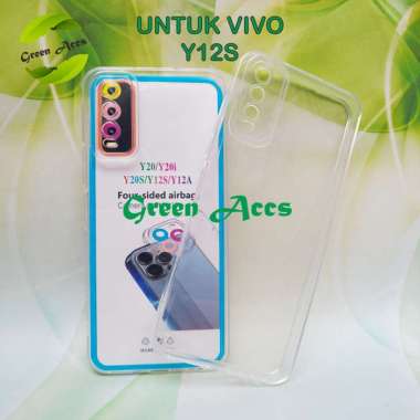 SILIKON ( VIVO Y12S ) CASE ANTI CRACK BENING / SOFTCASE / SOFT CASE / CASING HP HANDPHONE